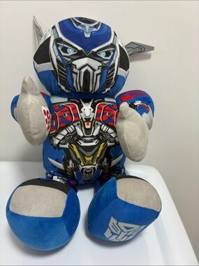Build-A-Bear Workshop Transformers Optimus Prime Plush Stuffed Animal!